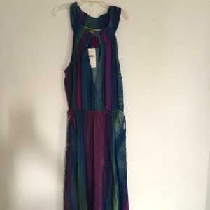 Presley Skye Multicolor Summer multicolor dress, 100% silk